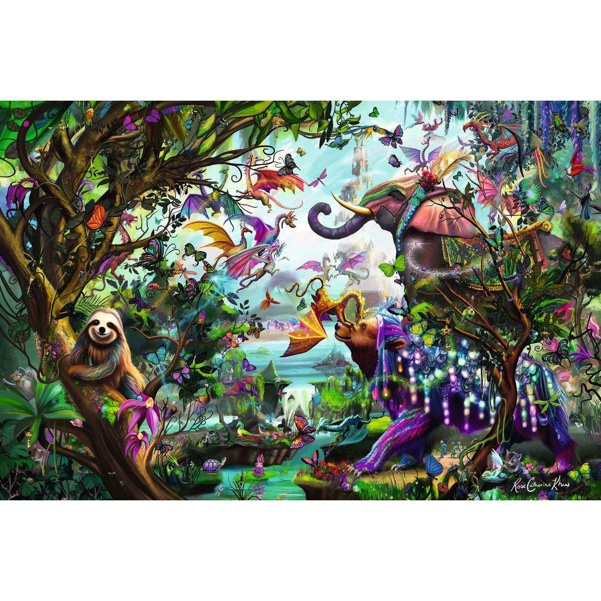 Ravensburger 4000 Piece Puzzle - Tropical Dragons