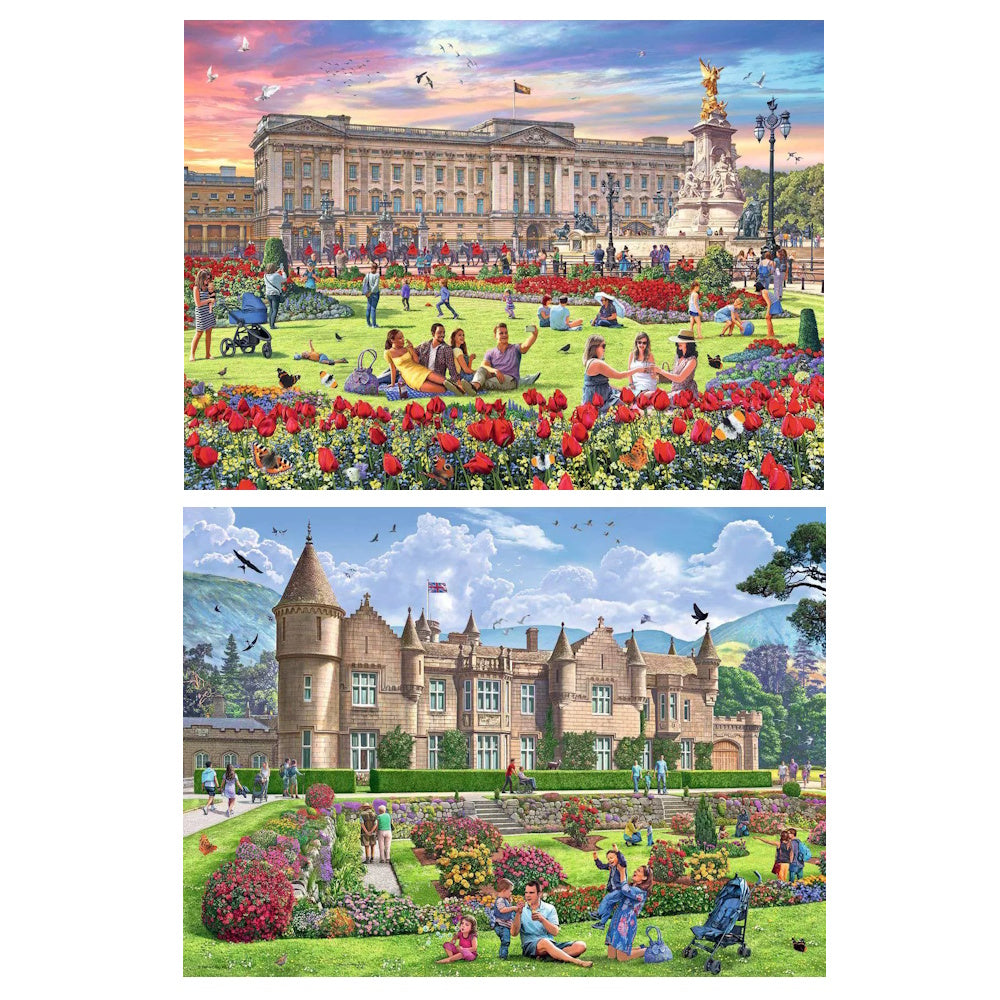Ravensburger 4 x 500 Piece Puzzles - Royal Residences