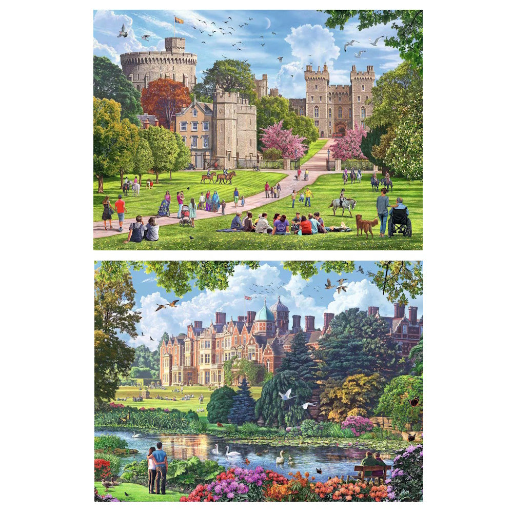 Ravensburger 4 x 500 Piece Puzzles - Royal Residences