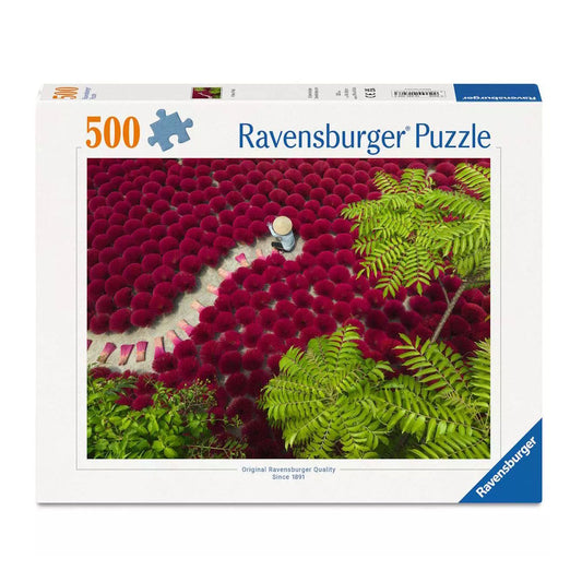 Ravensburger 500 Piece Puzzle - A Sea of Red