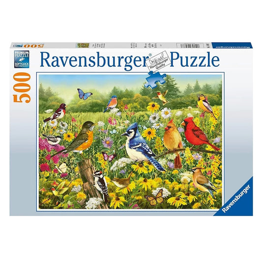 Ravensburger 500 Piece Puzzle - Bird in the Meadow