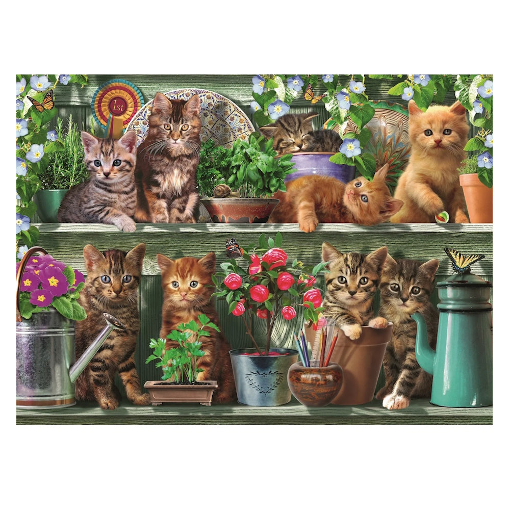 Ravensburger 500 Piece Puzzle - Cats on the Shelf