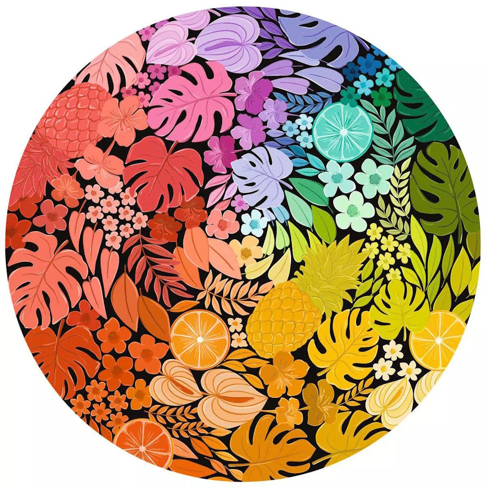 Ravensburger 500 Piece Round Puzzle - Circle of Colours: Tropical