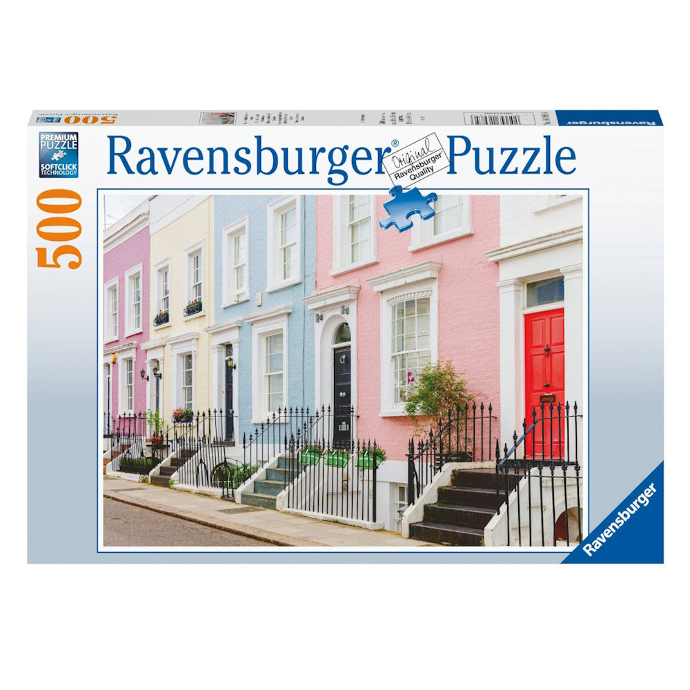 Ravensburger 500 Piece Puzzle - Colourful London Townhouses