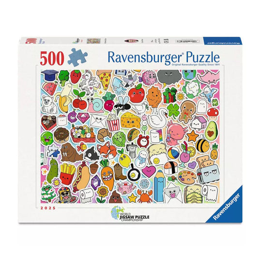 Ravensburger 500 Piece Puzzle - Cute Kawaii Chaos
