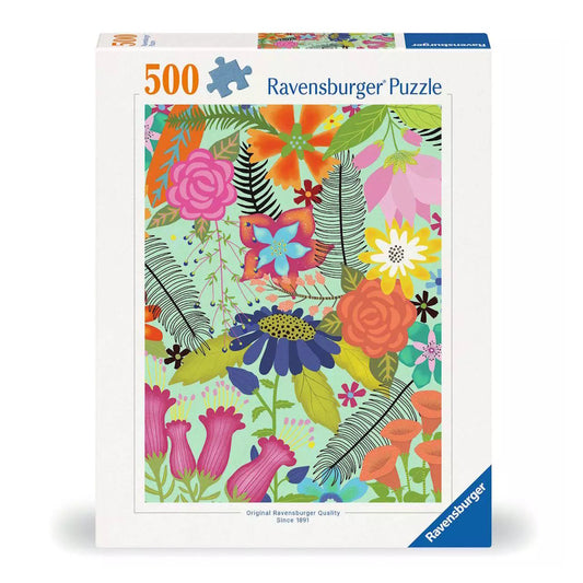 Ravensburger 500 Piece Puzzle - Flowerjungle