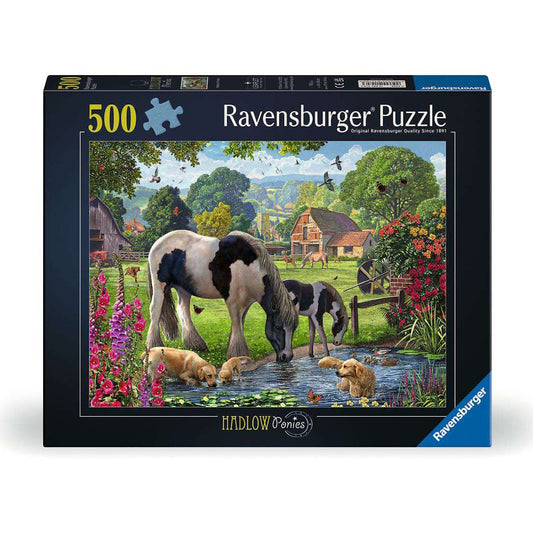 Ravensburger 500 Piece Puzzle - Hadlow Ponies