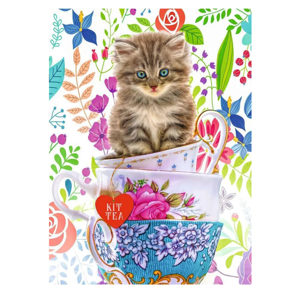 Ravensburger 500 Piece Puzzle - Kitten in a Cup