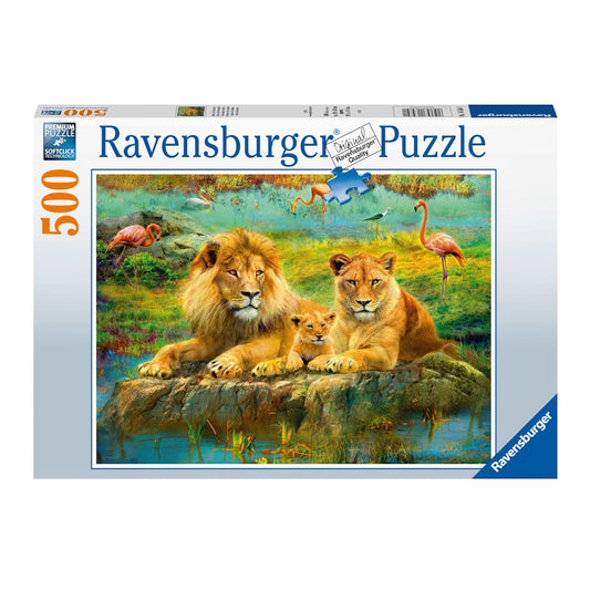 Ravensburger 500 Piece Puzzle - Lions in the Savannah