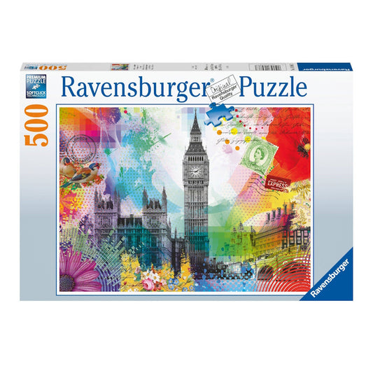 Ravensburger 500 Piece Puzzle - London Postcard