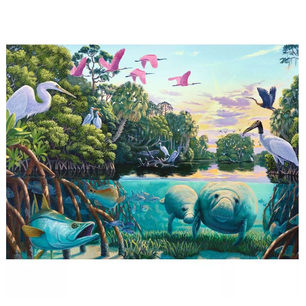 Ravensburger 500 Piece Puzzle - Manatee Moments