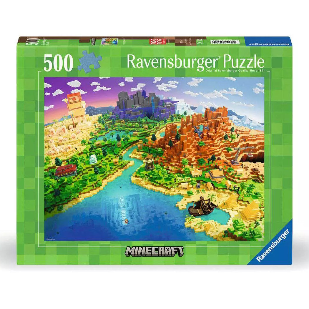 Ravensburger 500 Piece Puzzle - World of Minecraft