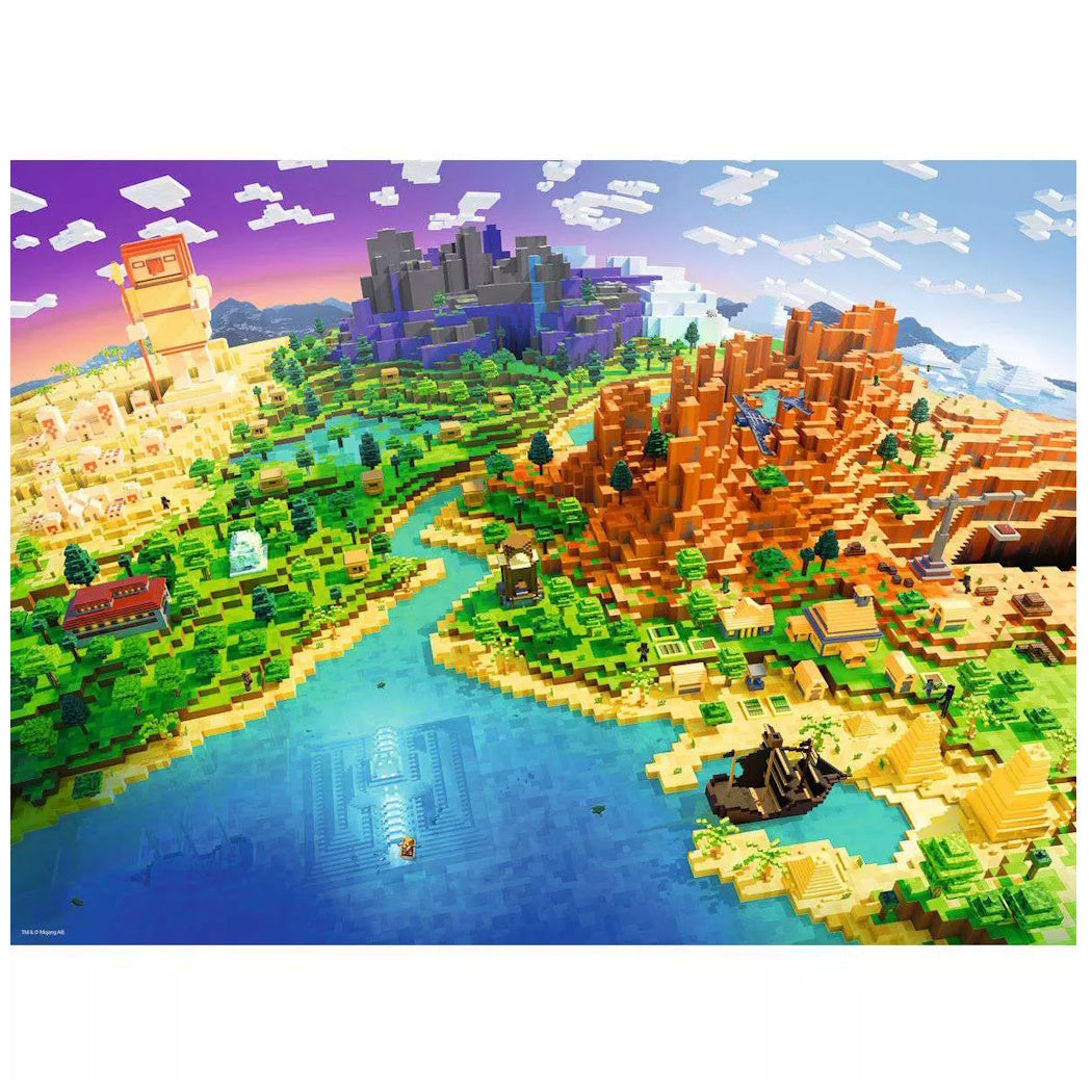 Ravensburger 500 Piece Puzzle - World of Minecraft