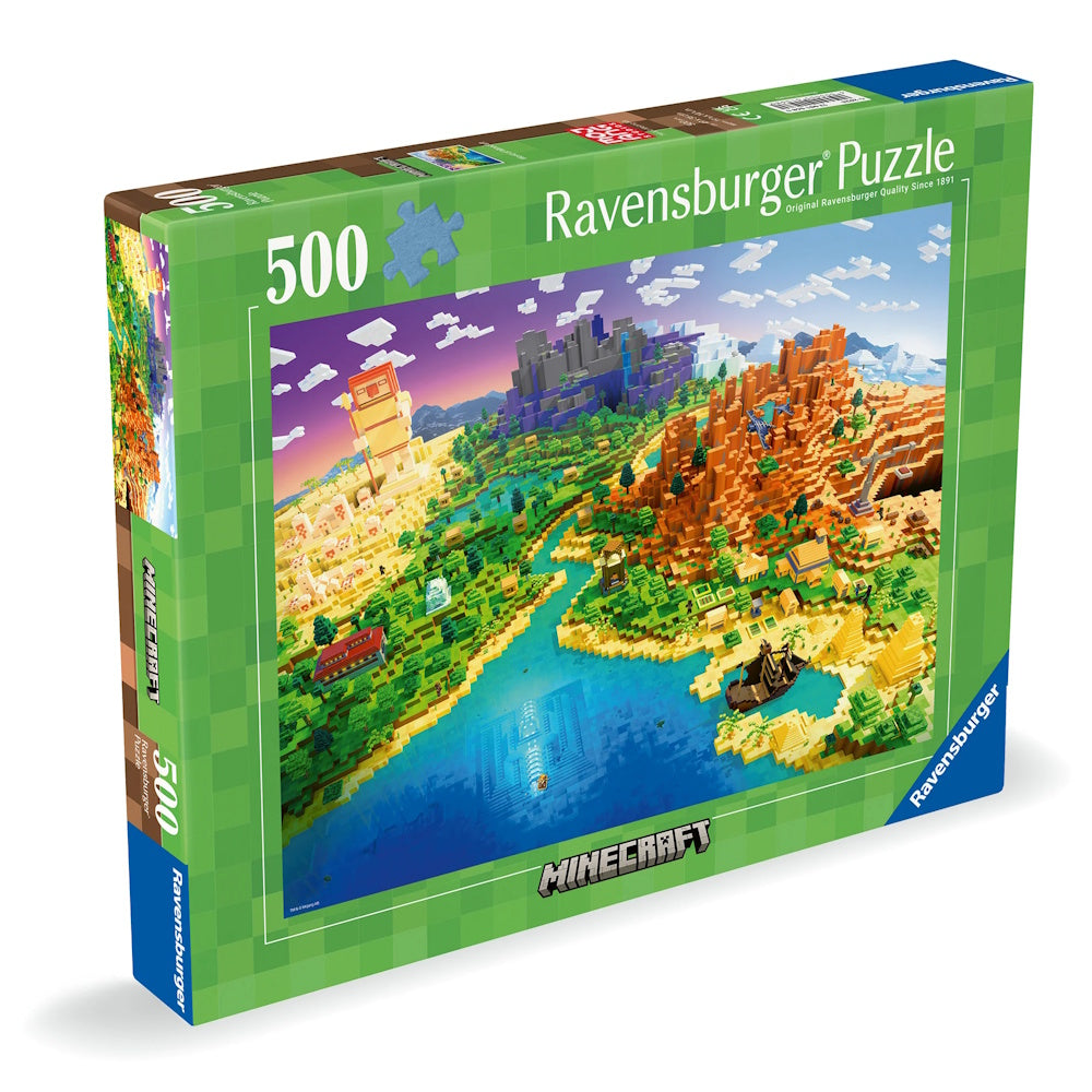 Ravensburger 500 Piece Puzzle - World of Minecraft