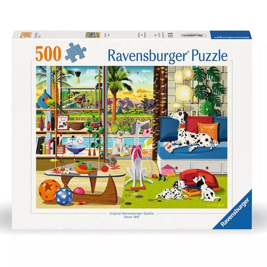 Ravensburger 500 Piece Puzzle - Pets of Palm Springs