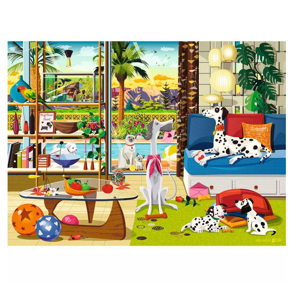 Ravensburger 500 Piece Puzzle - Pets of Palm Springs