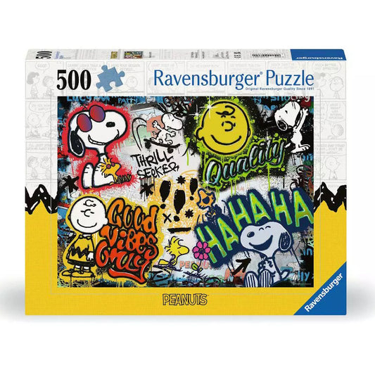 Ravensburger 500 Piece Puzzle - Peanuts Graffiti