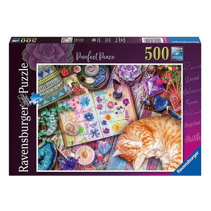 Ravensburger 500 Piece Puzzle Purrfect Peace The Jigstore