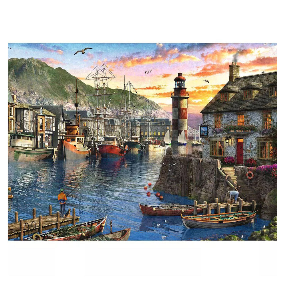 Ravensburger 500 Piece Puzzle - Sunrise at the Port