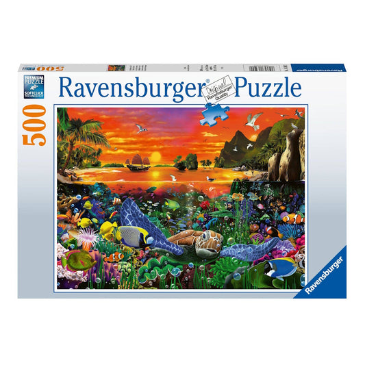 Ravensburger 500 Piece Puzzle - Turtle in the Reef