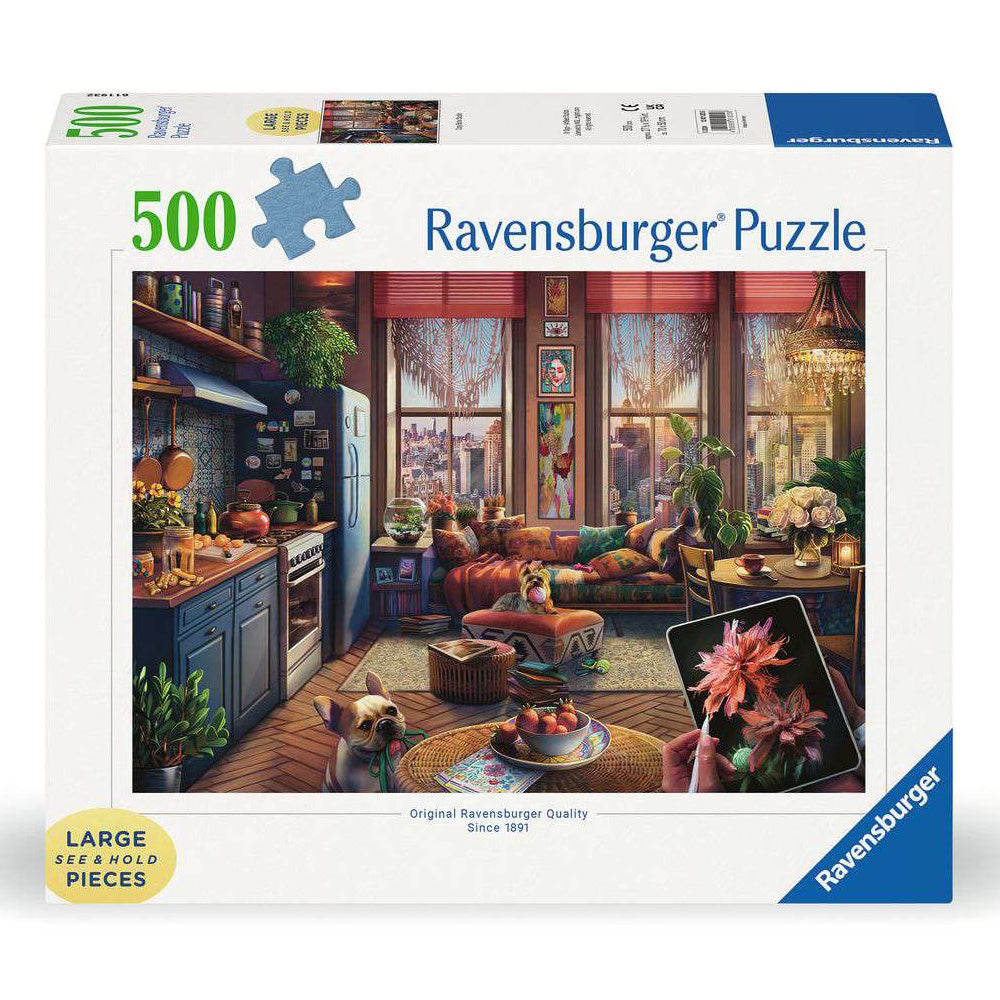 Ravensburger 500 LF Piece Puzzle - Cosy Boho Studio