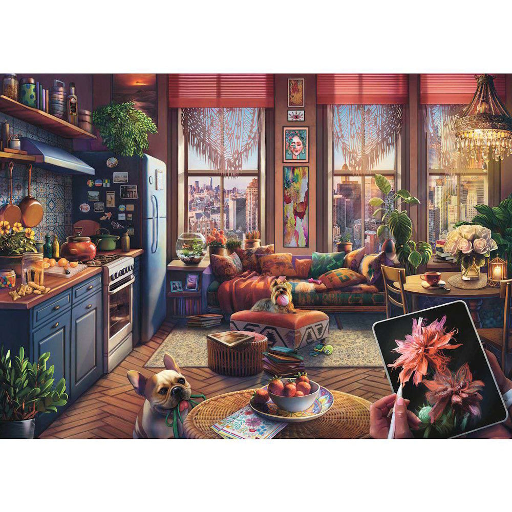 Ravensburger 500 LF Piece Puzzle - Cosy Boho Studio