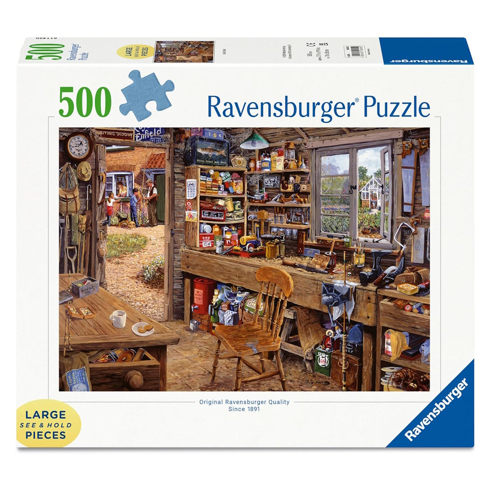 Ravensburger 500 LF Piece Puzzle - Dad's Shed