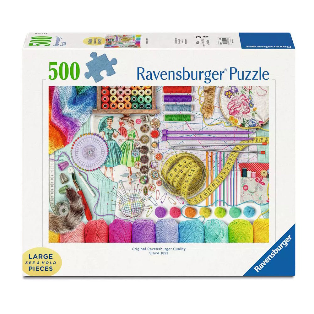 Ravensburger 500 LF Piece Puzzle - Needlework Station
