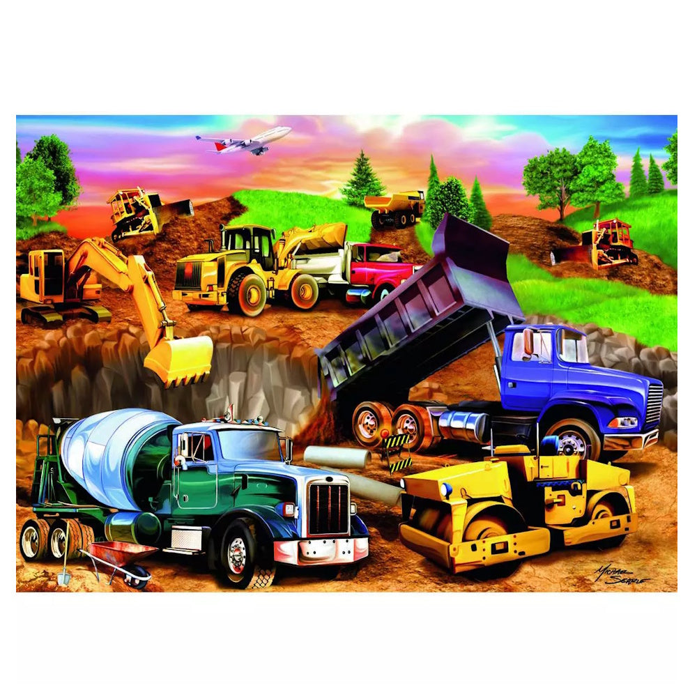 Ravensburger 60 Piece Puzzle - Construction Crowd