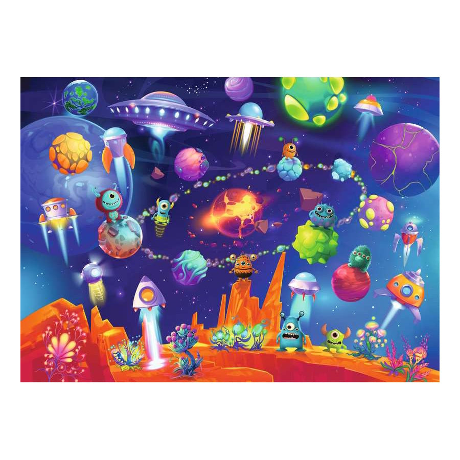 Ravensburger 60 Piece Puzzle - Space Aliens