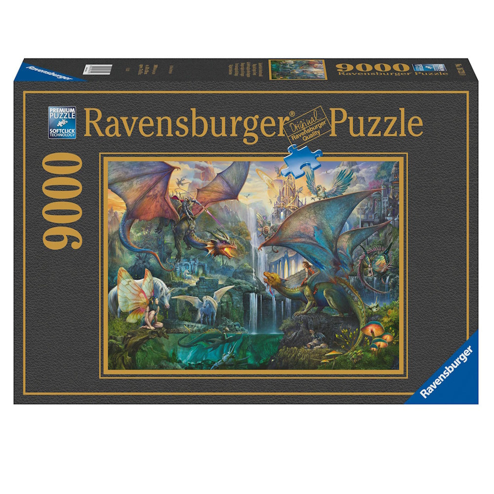 Ravensburger 9000 Piece Puzzle - Magic Forest Dragons