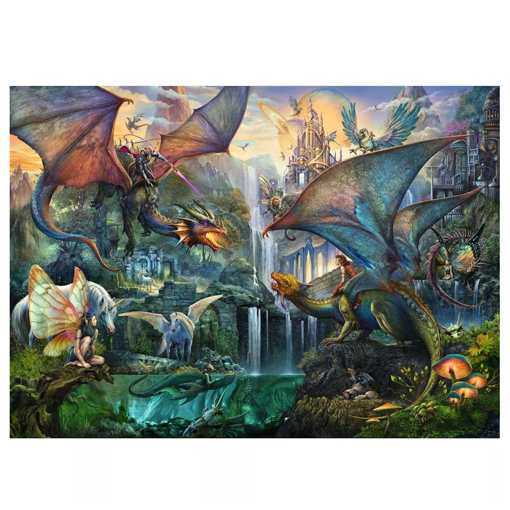 Ravensburger 9000 Piece Puzzle - Magic Forest Dragons