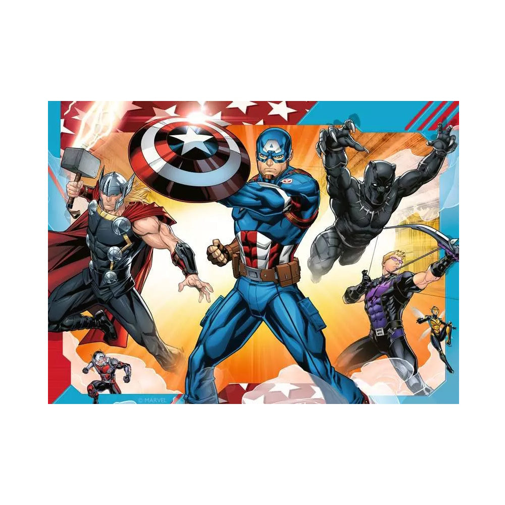 Ravensburger 4 in a Box (12, 16, 20, 24 Piece) Puzzles - Marvel Avengers