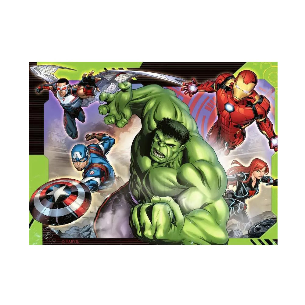 Ravensburger 4 in a Box (12, 16, 20, 24 Piece) Puzzles - Marvel Avengers