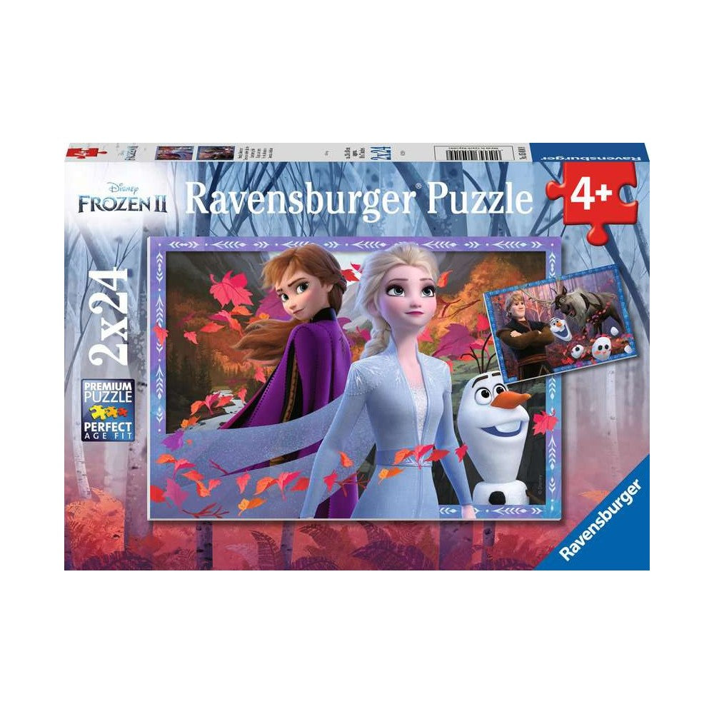 Ravensburger 2 x 24 Piece Puzzles - Disney Frozen Frosty Adventures