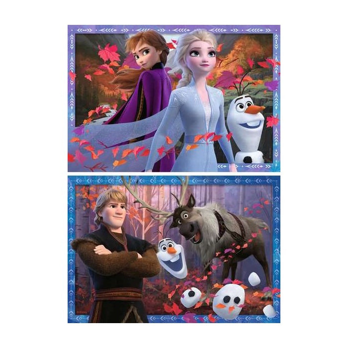 Ravensburger 2 x 24 Piece Puzzles - Disney Frozen Frosty Adventures