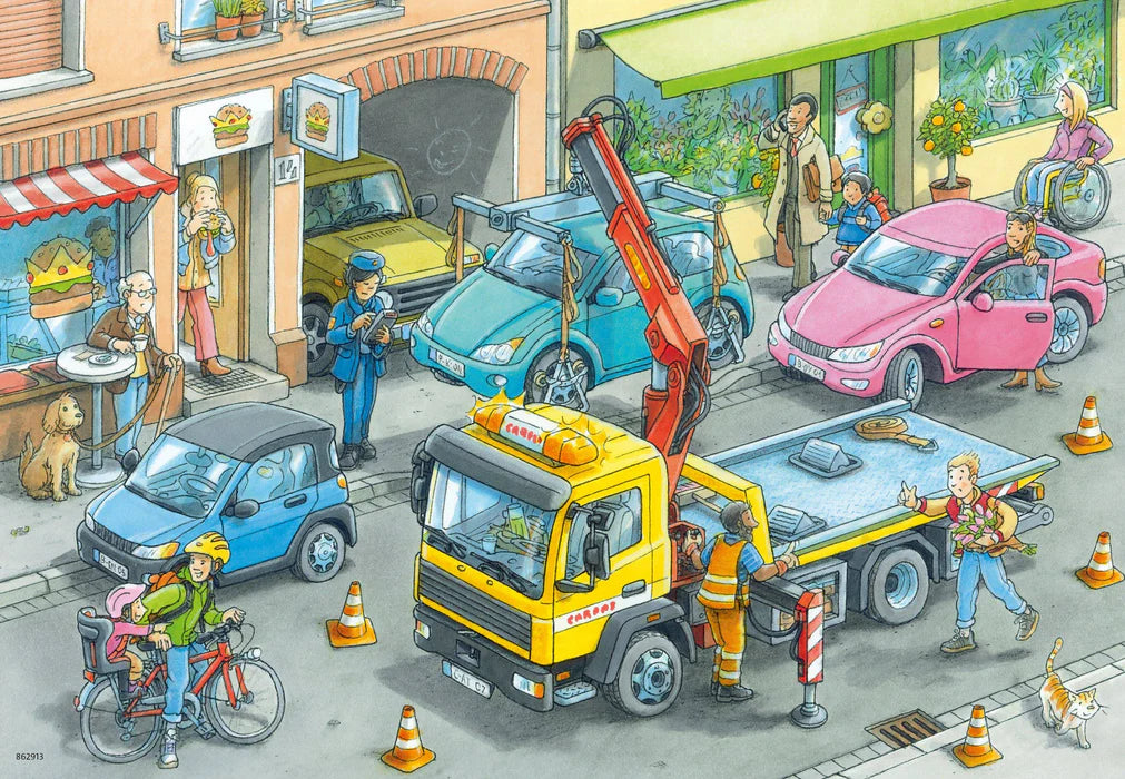 Ravensburger 2 x 24 Piece Puzzles - Working Trucks