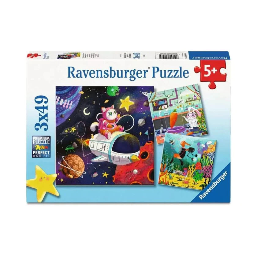 Ravensburger 3 x 49 Piece Puzzles - Animal Explorers