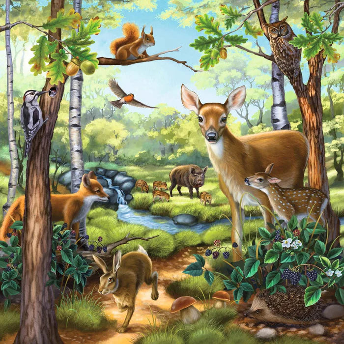 Ravensburger 3 x 49 Piece Puzzles - Forest, Zoo & Pets