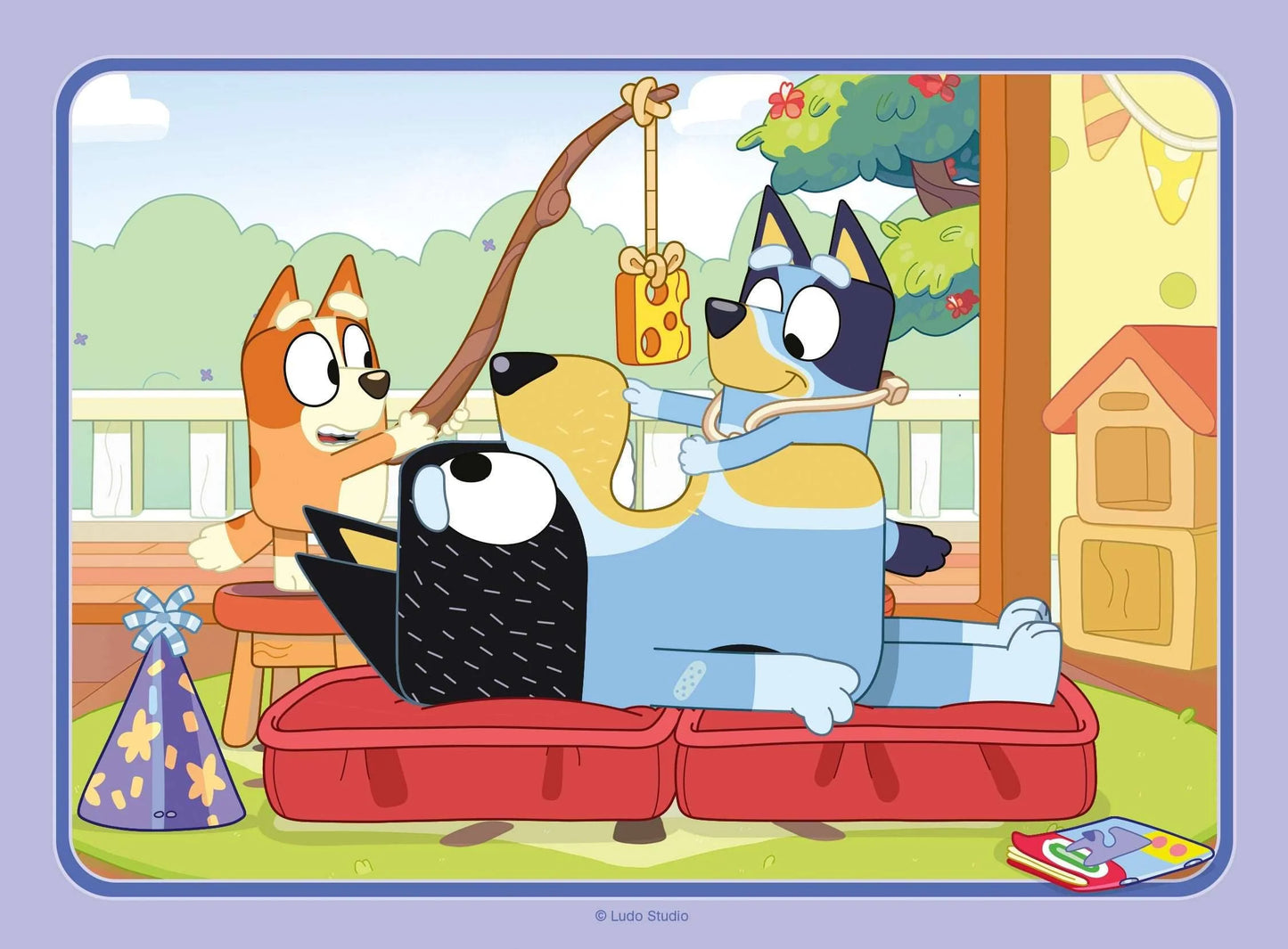 Ravensburger 4 Puzzles - Bluey Lets Do This