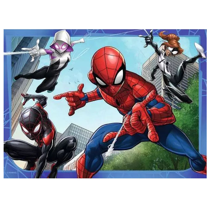 Ravensburger 4 in a Box (12, 16, 20, 24 Piece) Puzzles - Spiderman