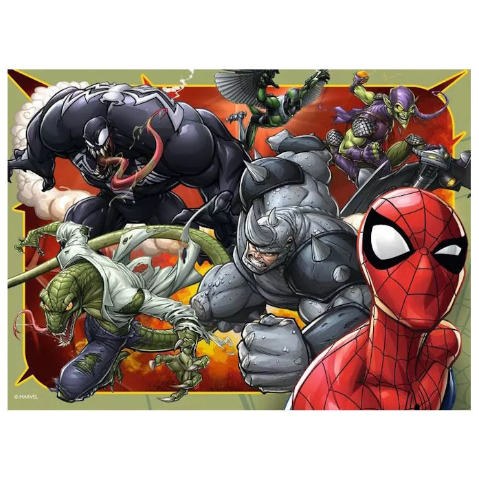 Ravensburger 4 in a Box (12, 16, 20, 24 Piece) Puzzles - Spiderman