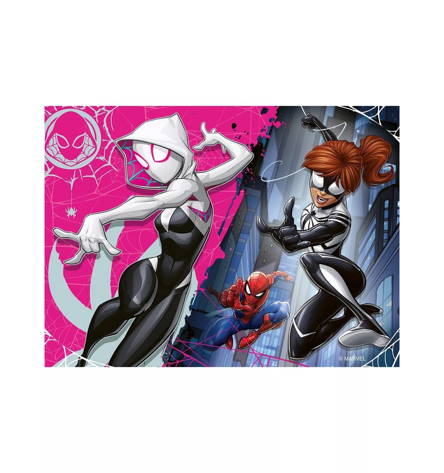 Ravensburger 4 in a Box (12, 16, 20, 24 Piece) Puzzles - Marvel Spiderman