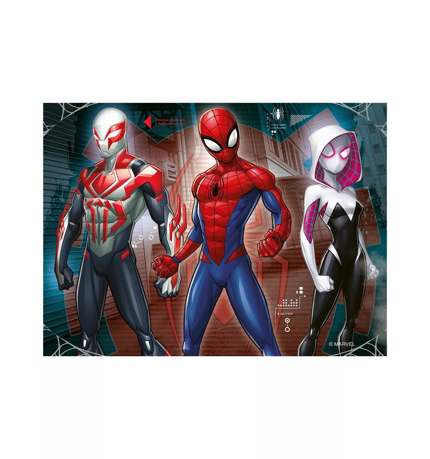 Ravensburger 4 in a Box (12, 16, 20, 24 Piece) Puzzles - Marvel Spiderman