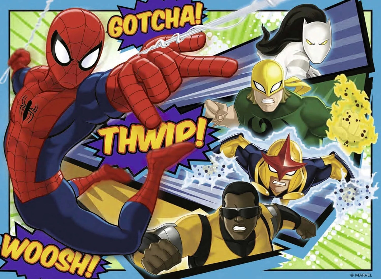 Ravensburger 4 in a Box (12, 16, 20, 24 Piece) Puzzles - Ultimate Spiderman