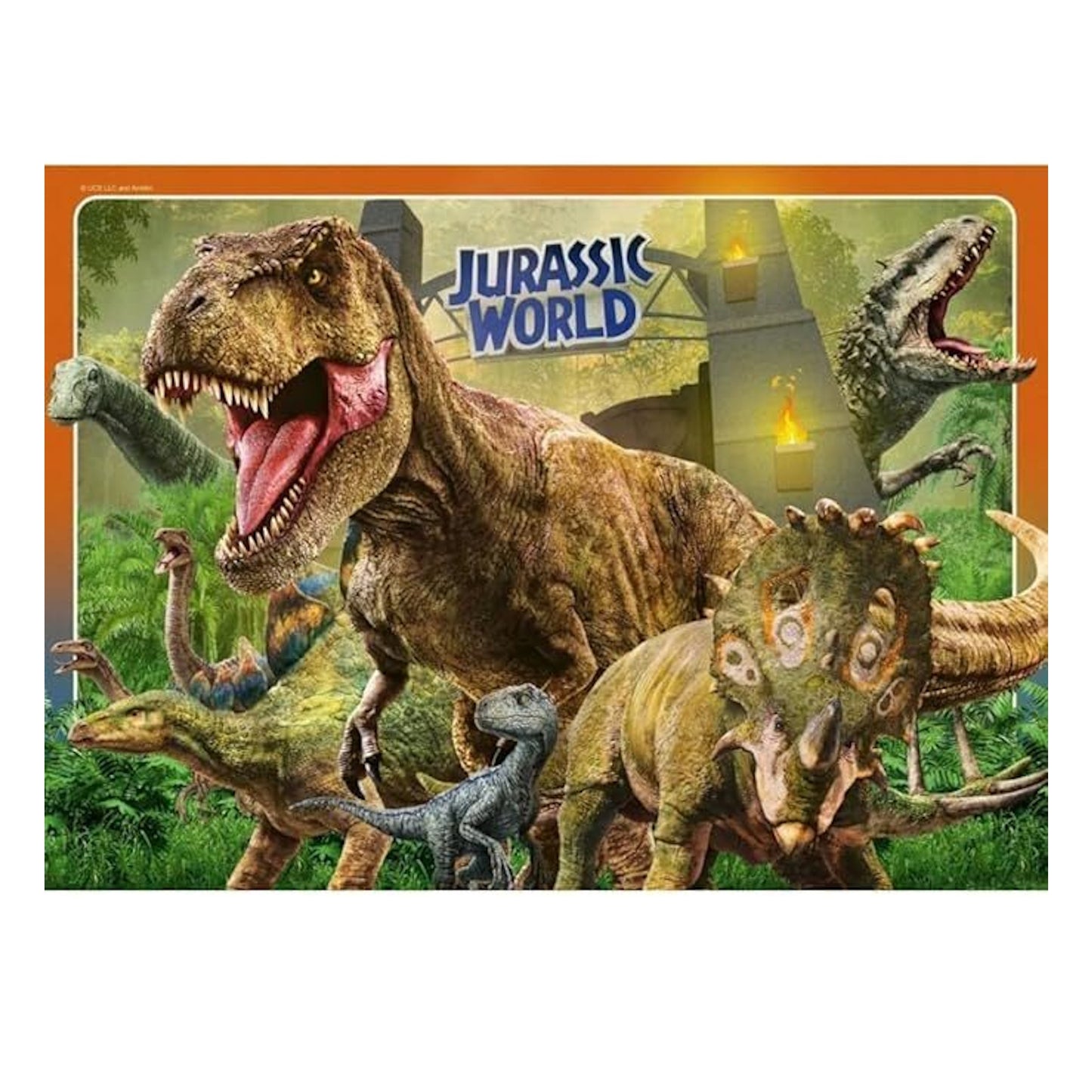 Ravensburger 4 x 100 Piece Puzzles - Jurassic World