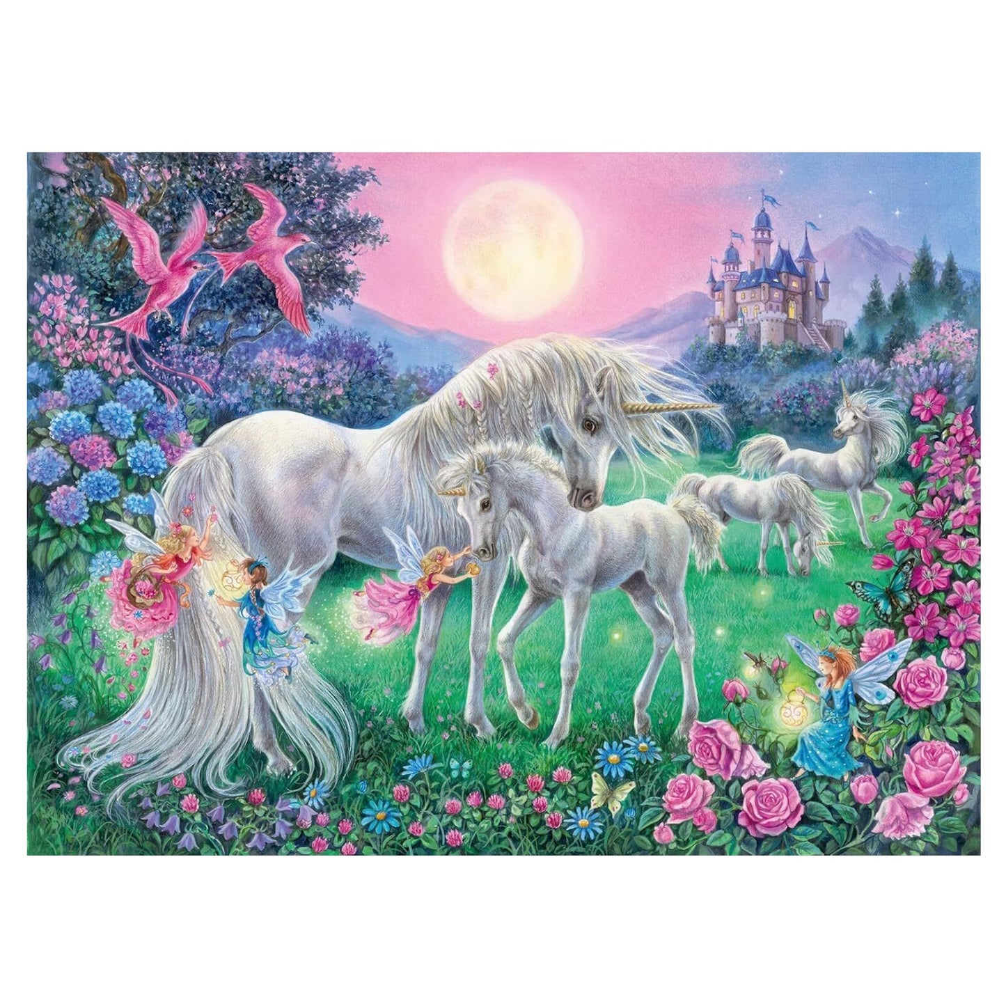 Ravensburger 4 x 100 Piece Puzzles - Magical Unicorns