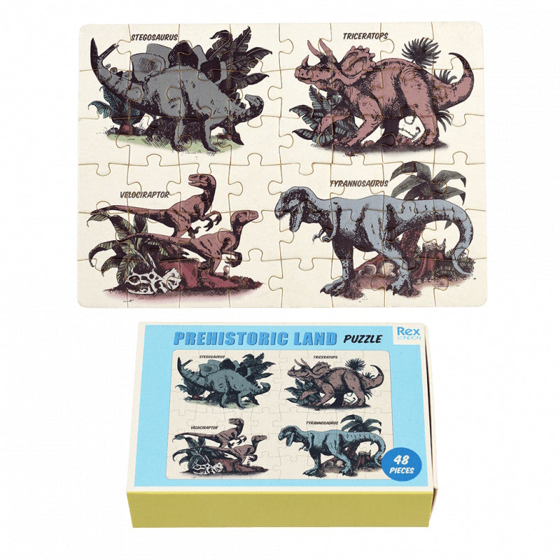 Prehistoric Land Matchbox Mini Puzzle