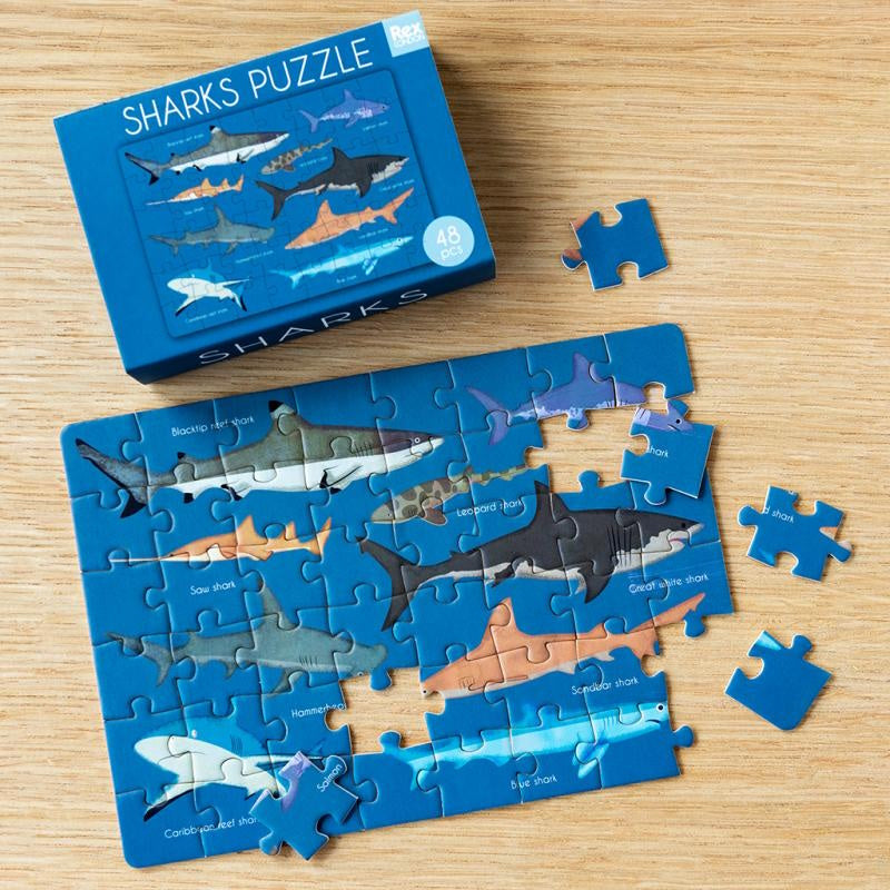Sharks Matchbox Mini Puzzle