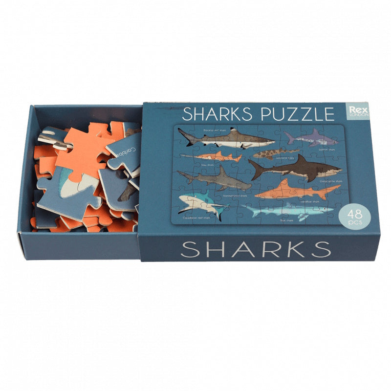 Sharks Matchbox Mini Puzzle
